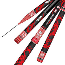 Fishing Rod Telescopic 19Tone Carbon, 2.77.2 Meters Red Carp Rod, Comprehensive Pole 3.6 Meters