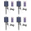 4X 1200mAh Solar Panel Control Box Kits Lithium Battery Panel for 3.7V 24V LED String Strip Lamp DC Charging 1