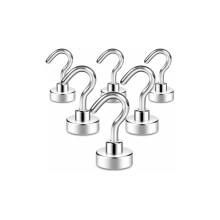 Magnetische Metallhaken, robuste Konstruktion für anspruchsvolle Anwendungen, einfache Montage, ideal für Küche, Bad, Werkstatt und Außenbereich