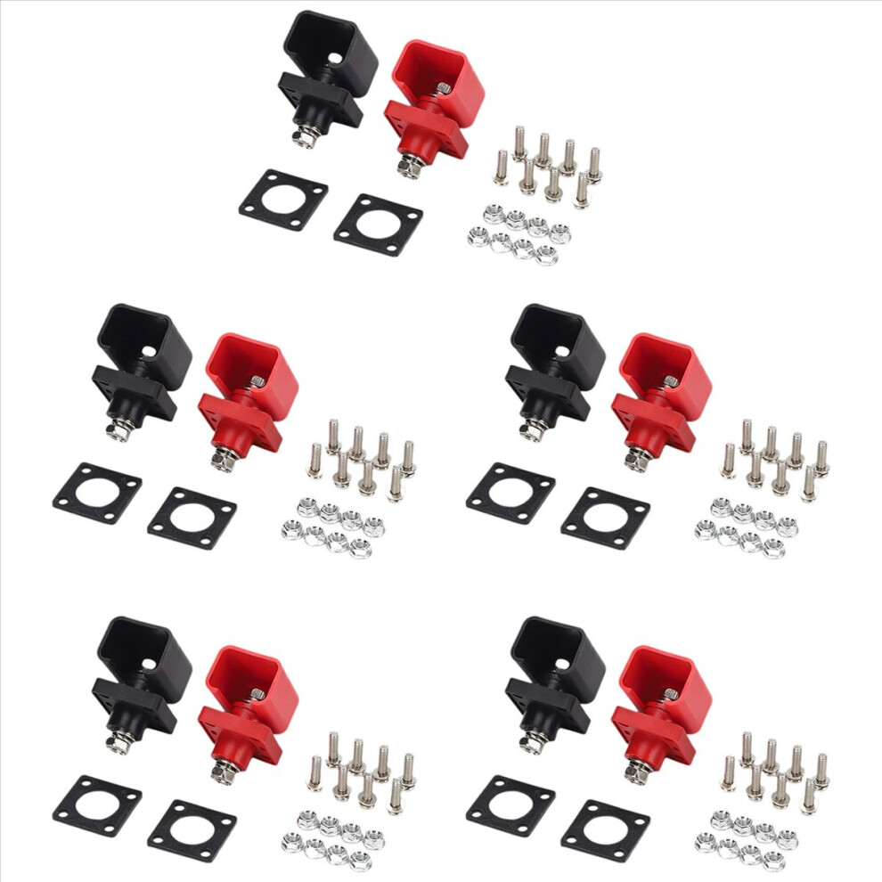 10Pcs 200A Energy Storage Lithium Battery Terminal High Current Lithium Battery Copper Terminal Connector 4853239016634