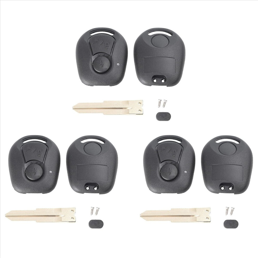 3X 2 Buttons Remote Key Shell For Actyon Uncut Blade Key Fob Cover Case Replacement ,A 4853239021218