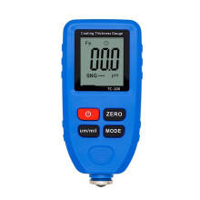 Thickness Gauge TC100 Car Paint Coating Thickness Gauge 0.1um, 01300um Range, Blue, Battery Not Included