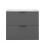Grey 600mm Bathroom Vanity Unit with White Basin Matt Wall Hung 3