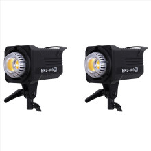 2X 300W Bi LED Video Light, Continuous LED Lighting with 2.4G Wireless Remote for Portrait, Outdoor Photographic EU Plug