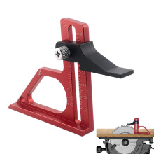 Table Saw Height Gauge Aluminum Alloy PrecisionMachined EasyRead Scale 5.43 x 0.59 x 3.54 Inches For Furniture Making
