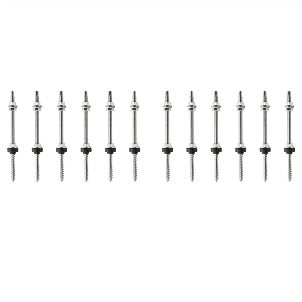 20Cm Solar Hanger Bolts Solar Panel Roof Mounting Screws M10 Solar Pv Panel Mounting Bracket For Fixing Solar Panel 12Pc 4853239011578