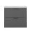 Grey 600mm Bathroom Vanity Unit with White Resin Basin Matt Wall Hung 3