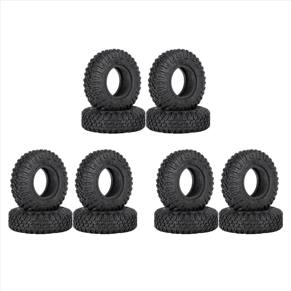 12Pcs 85Mm 1.55 Inch Tires Tyre For 1/10 Rc Crawler Car Axial Jr D90 Cc01 Lc70 Mst 4853239019918