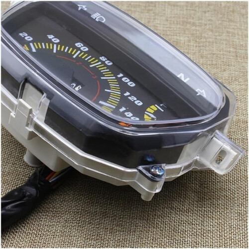 Motorcycle Odometer Speedometer Tachometer with Clear Digital Display, Universal Fit 1