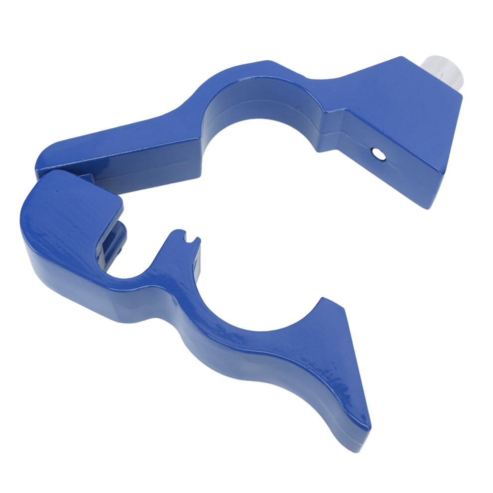Blue Aluminum Alloy Motorcycle Handlebar Lock With Chain For Atv Scooter