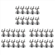 30X Mini Menu Sign Stands Pack of Wedding Place Card, Table Numbers Holders for Restaurants, Cafes and Cake Shops
