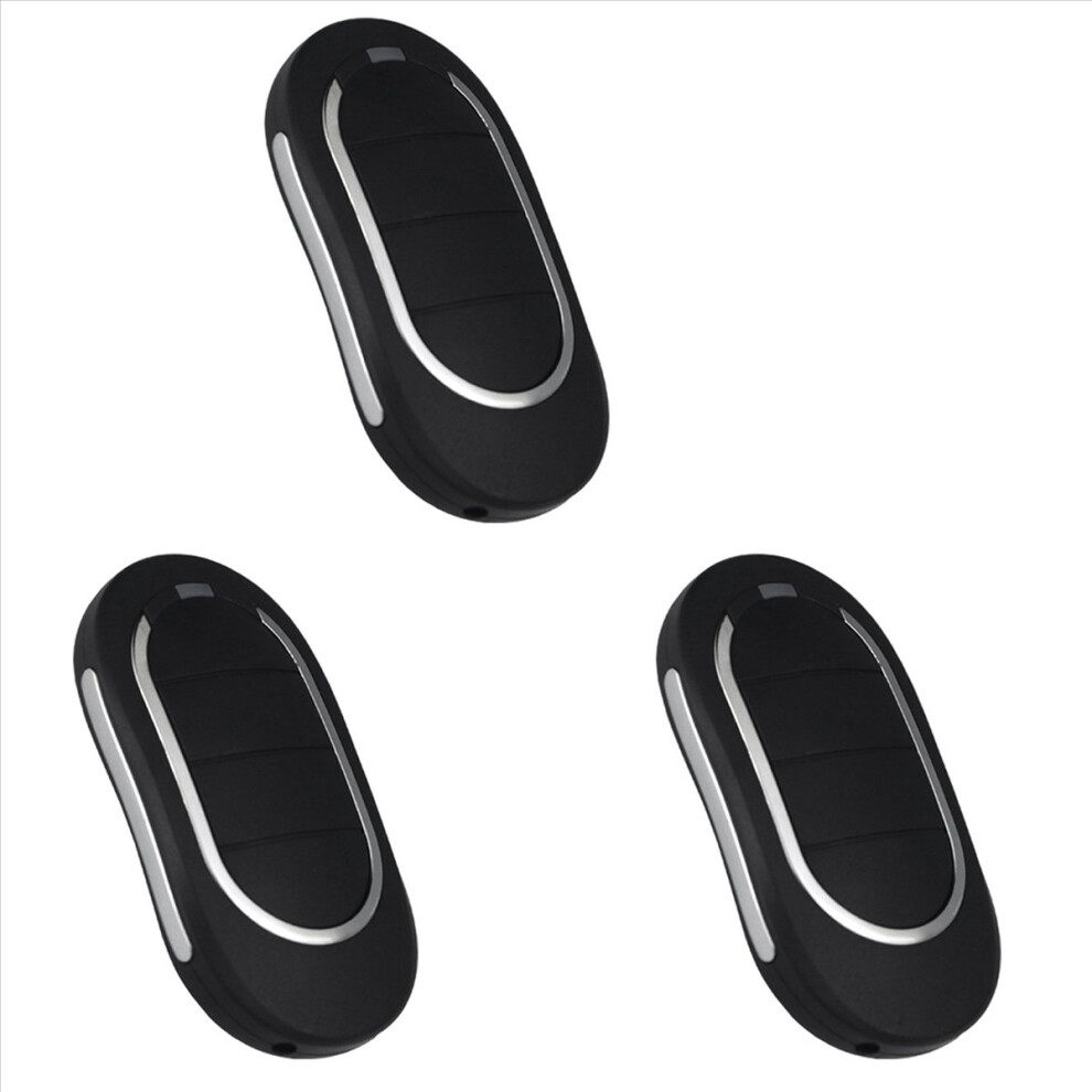 3X for Alutech AT-4n Remote Control 433MHz 4 Buttons Garage Door Learning Code Barriers Automation Keychain