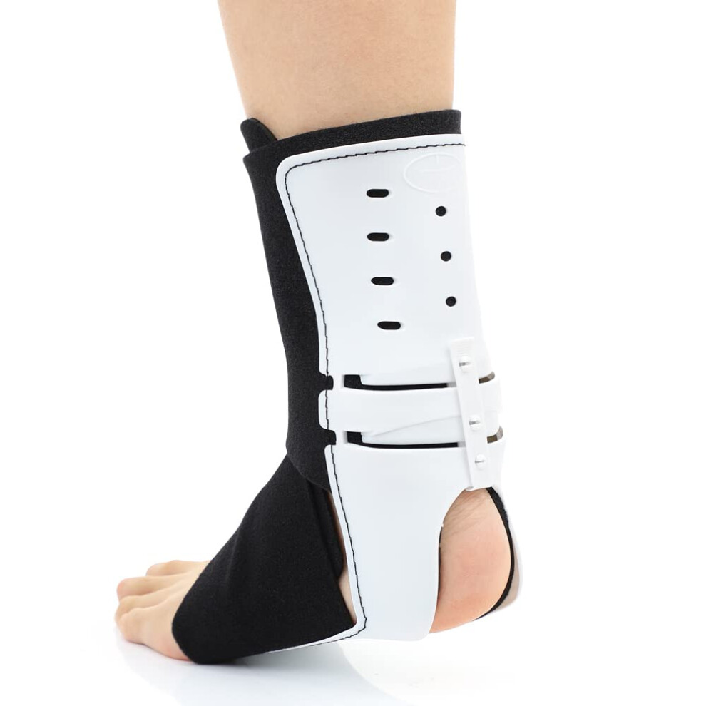 Light Ankle Support Brace Adjustable Orthopedic Stabilizer For Sprain Recovery And Plantar Fasciitis, Left L Xl