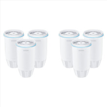 6Pcs Water Filters Replacement for Zero ZR-001,ZR-003 ZR-004, ZR-006 Water Pitchers and Dispenser,Multi-Layer Filtration
