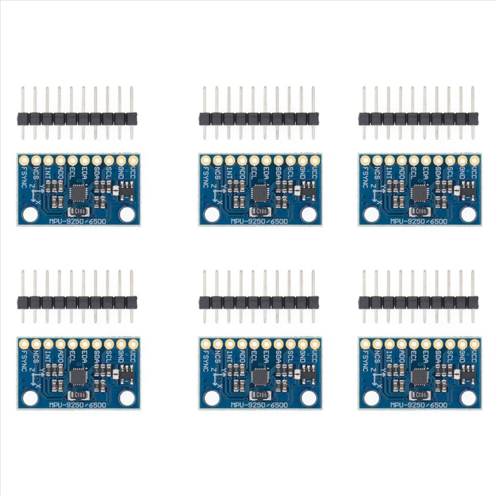 6X Mpu-9250 -9250 9- Sensor Module /Spi Communications Thriaxis Gyroscope + Triaxial Accelerometer 4853239009575