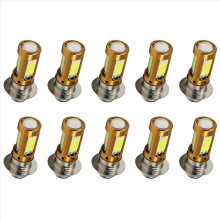 10X H6M PX15D P15D LED Headlights Hi-Lo Beam Bulb for Motorbike Scooter Moped Head Light Lamp White 1500Lm 12-30V