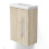 Oak Bathroom Vanity Unit with White Basin 1