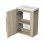 Oak Bathroom Vanity Unit with White Basin 4