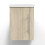 Oak Bathroom Vanity Unit with White Basin 2
