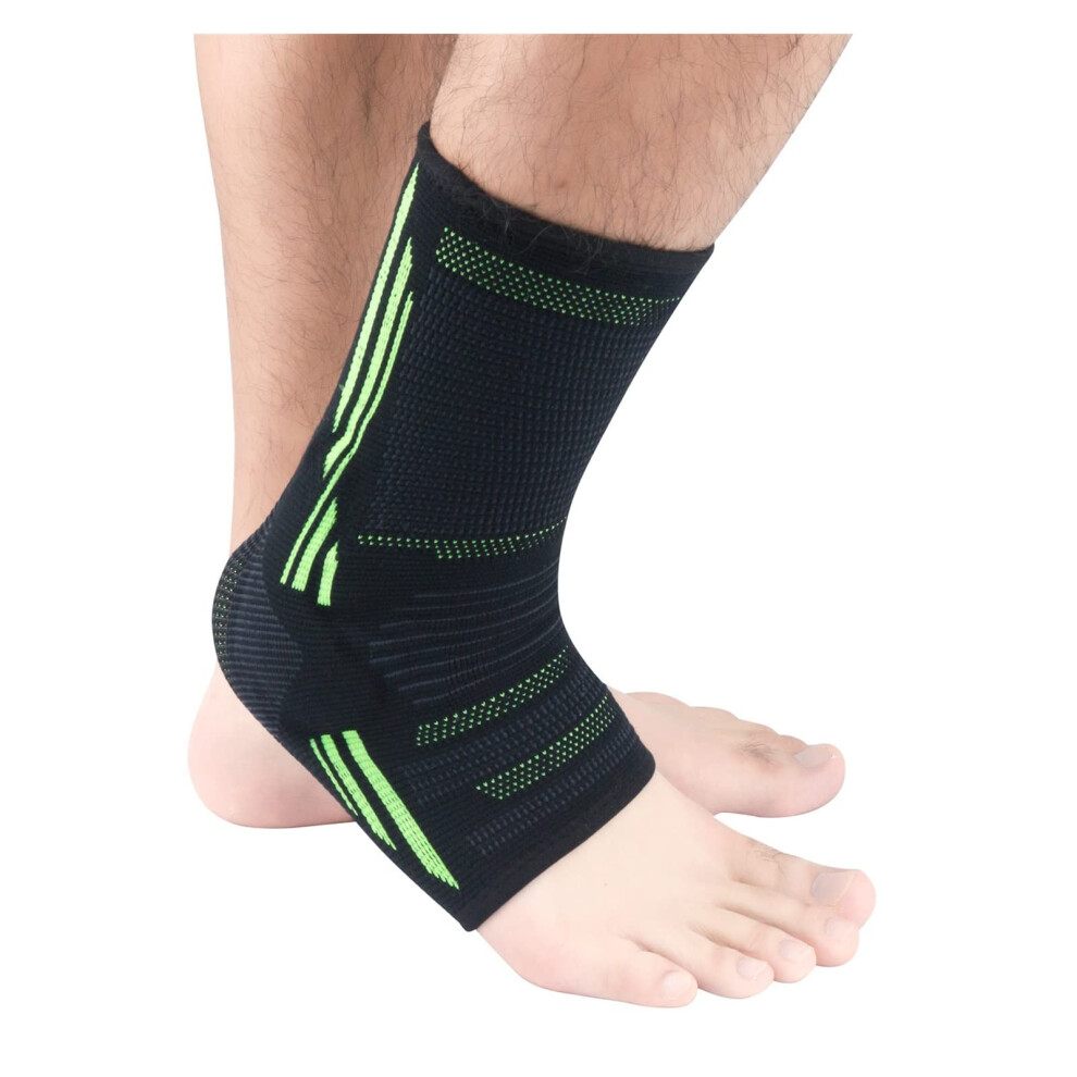 Ankle Support 1 Pair Football And Basketball Ankle Brace Nylon Compression Strap Ankle Protector XL 4447 No Bandage