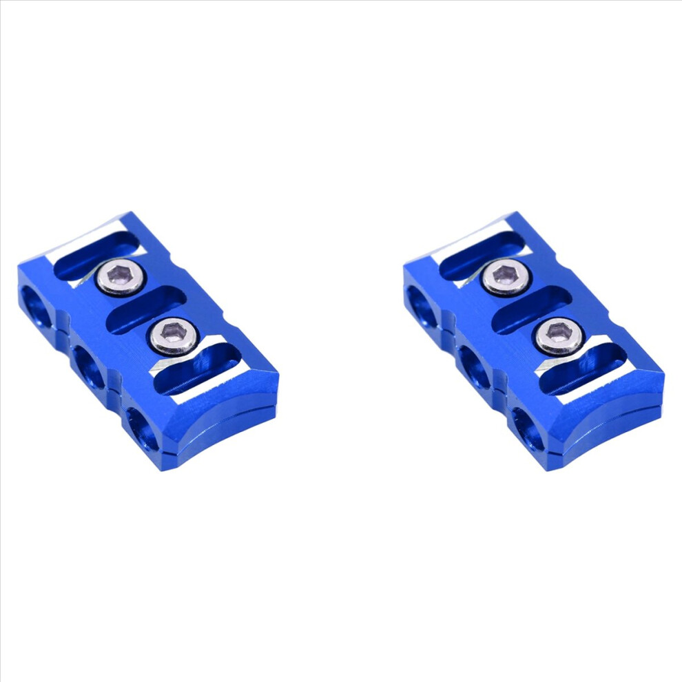 2X 12Awg Esc Motor Cable Manager Wire Fixed Clamp Buckle Prevent Tangled Line Clip Tool For Rc Model Car Boat Drone,Blue 4853239013718
