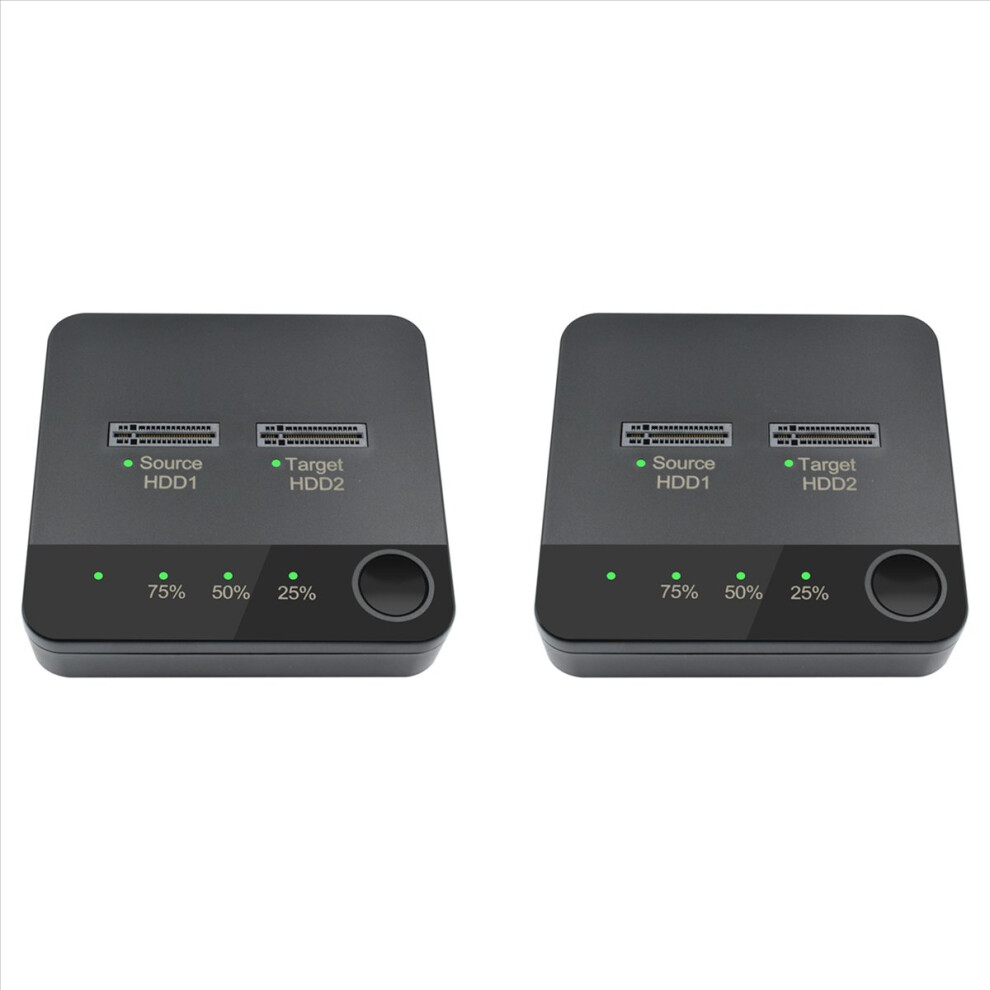 2X M.2 Duplicator M.2 Dual Bay Ssd Enclosure External Hard Disk Docking Station With Clone For M2 Hdd Ssd 4853239011271