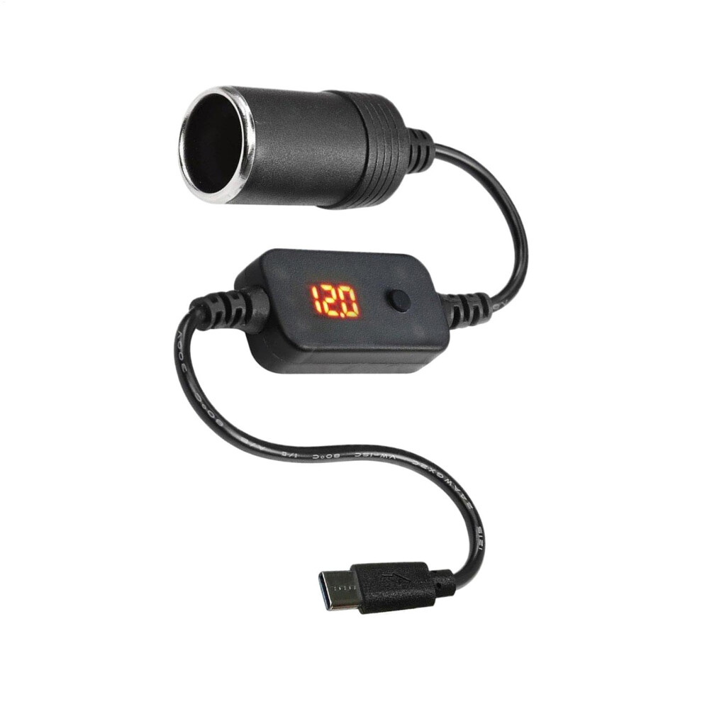 Car Socket Converter Cable Car Typec Charger Cable Car Charger Adapter For Auto Trucks Suv Saloon Rv 3 9365049301657