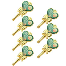 7Pcs Christmas Themed Metal Seal Stamp Handle for-Christmas elk