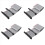 4X 40 Pin Replace Data Cable Female to Female IDE Cable Dual Row IDE Data Extension Cable 30cm for Server Hard Disk 1