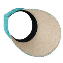 Femme Bord de Mer Vide Chapeau Dames Sports de Plein-bleu vert