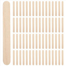 [400 Count] 3.6 Inch Wooden Multi-Purpose Sticks, Craft, Ice Cream, Wax, Waxing, Tongue Depressor Wood Sticks