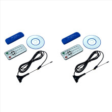 2X 25 MHz -1760 MHz Receiver for SDR RTL2832U R828D A300U FM