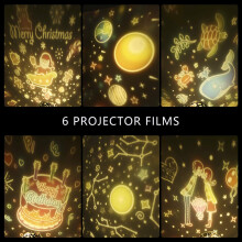 Enchanted Night Light Projector for Kids, 9 Vivid Films Projection Room Decor, White Noise Machine with Soothing Music, 360 Degree Rotation,