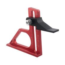 Depth Gauge Aluminum Alloy, PrecisionMachined Depth Height Measuring Tool With Scale, For Table Saw, Router Table, Drill