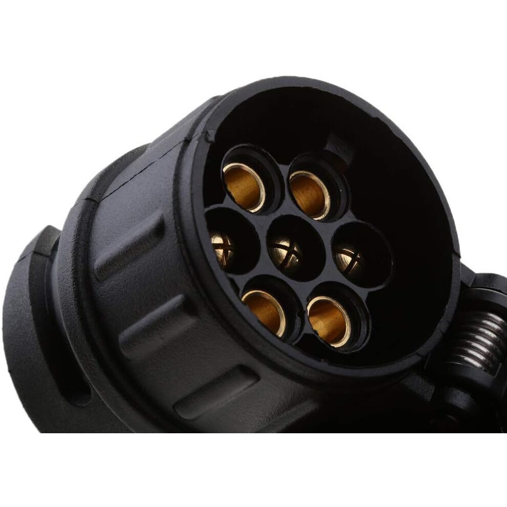 Trailer Connector 13 Pin Plug Socket, Wide Application Sturdy Material Easy Installation For European Trailers Commercial Vehicles Semi-Trailers, 13 9048212457015