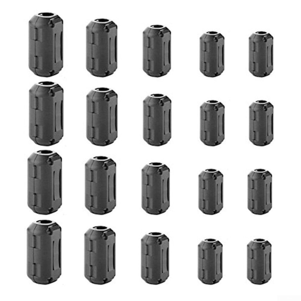 Ferrite Core Clips 20 Pack For Cable Organization Usb Headset And Ac Power Lines 9365049303064