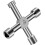 Silver Utility Key For Multi Functional Use, Compact Design With Small Hole For Keyring Attachment, Sturdy And Durable Construction For Longevity, Wid 1