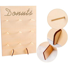 Gluten Free Bagels for Special Occasions, Kosher Certified Authentic NYC Bagels, Attractive Wooden Display Stand