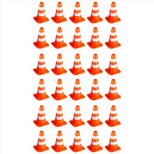 Mini Traffic Cones 30Pcs Miniature Road Cones Construction Cones Kids Traffic Cones Traffic Signs Toys
