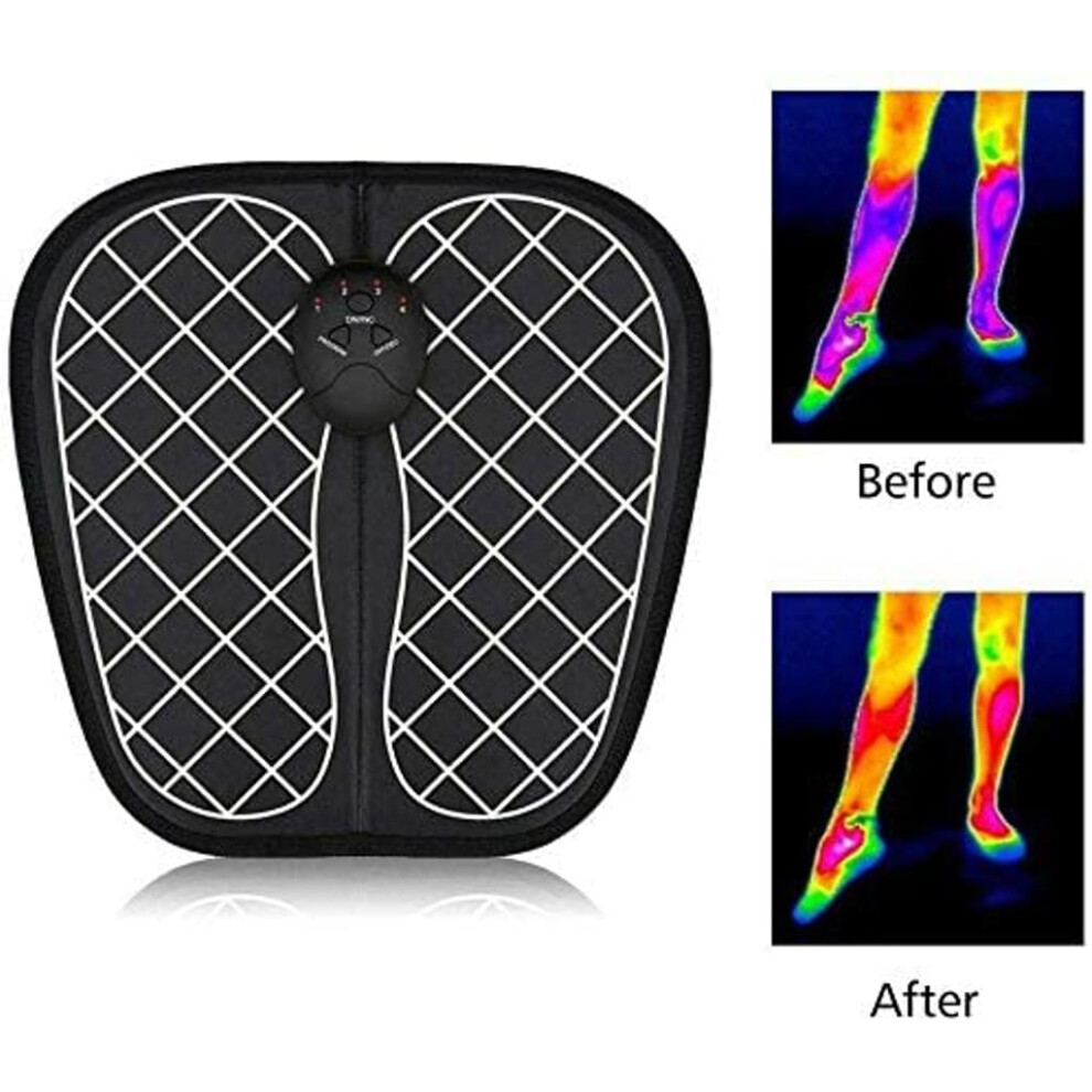 Foot Massager for Home & Office Use, Acupressure Pad & Tap Massage Technique, Improve Circulation & Reduce Pain