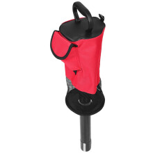 Golf Ball Picker Upper Tube Portable Easy Assembly With Storage Pouch For Men And Women Red