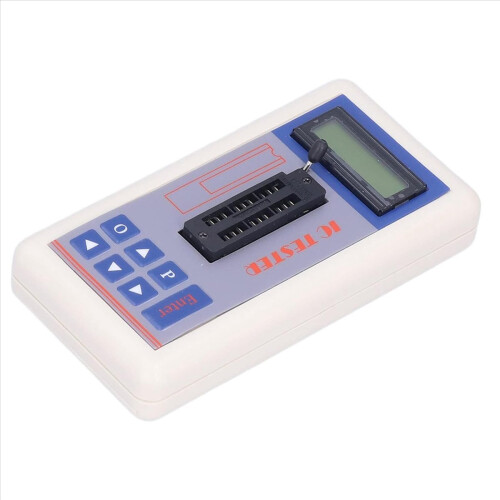 2X Integrated Circuit Tester, IC Transistor Capacitor Tester, Diode Checker Detector, with 5V 3.3V AUTO Mode,B 2