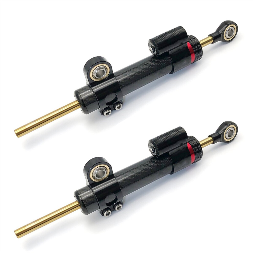 2X For Thunder Cnc Stabilizer Fiber Carbon Dampers Accessories Adjustable Electric Scooter Steering Damper 4853239038582