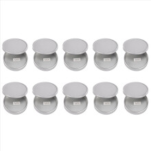 10X Metal Body Cap and Lens Rear Cap Set for M39 Ltm Screw Mount Mcm39S(Silver)