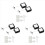 Retractable Remote Control Tethers, Remote Cable Lock , 6.6Ft /2M Remote Control Security Lock for TV and DVD 6 Pcs 1