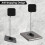 Retractable Remote Control Tethers, Remote Cable Lock , 6.6Ft /2M Remote Control Security Lock for TV and DVD 6 Pcs 6