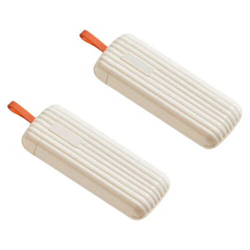2pcs Multiple Drawer Medicine Organizers for-cream white
