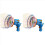 2X Fan Dinosaur Bubble Machine in Bubble Handheld Electric Dinosaur Bubble Machine Bubble Blue 1