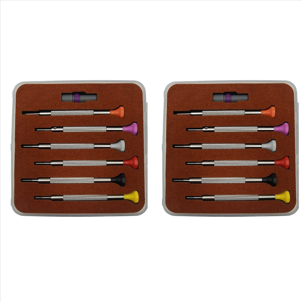 12Pcs Watch Repair Screwdrivers Kit For 3135 2135 Movement Repair Screwdriver T0.8-1.0-1.2-1.4-1.6-1.8 Watchmakers Tool 4853239037837