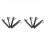 8PCS Combined Type Speaker Foot Subwoofer Shockproof Spike Bracket Speaker Spike Shock 1